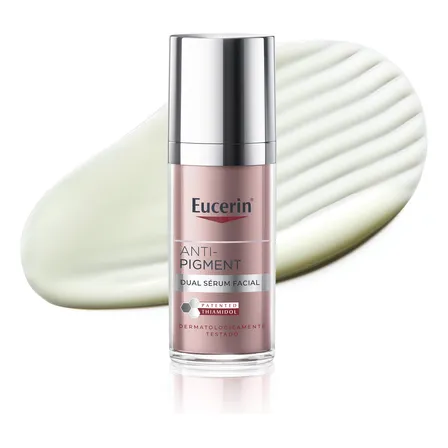 Eucerin Dual Sérum Facial Antimanchas E Anti-idade 30ml Anti-pigment Clareador Thiamidol Ácido Hialurônico Todo Tipo De Pele Dia/noite