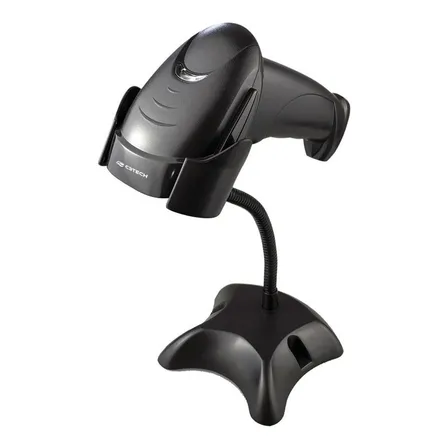Leitor De Código De Barras Com Suporte C3tech Lb-50bk Usb 127/220v Preto