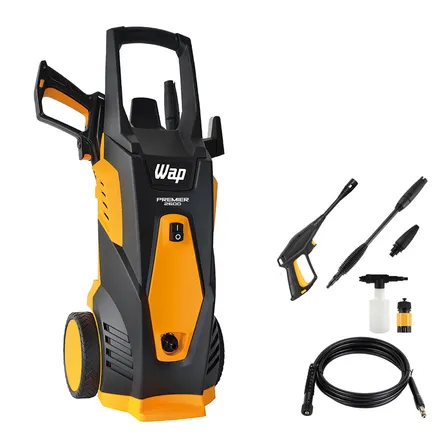 Lavadora De Alta Pressão Wap Premier 2600 1800w 2000 Psi Com Aplicador De Detergente Amarelo/preto 127v 60 Hz