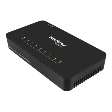Switch Intelbras de 8 Portas Fast 10/100 Ethernet Sf 800 Q+
