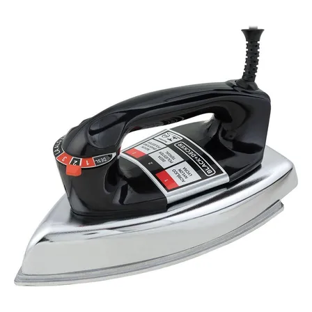Ferro De Passar Roupa A Seco Black + Decker Com Base De Alumínio VFA1110