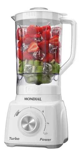 Liquidificador Turbo Power Mondial 550w L-99 Wg Branco/cinza 127v