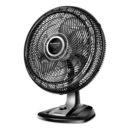 Ventilador 50cm Super Turbo 8 Pás Mondial 150w - Vtx-50-8p 50 Cm Preto 127v Prata Polipropileno