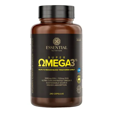 Super Omega 3 Tg Essential Nutrition 240 Cápsulas