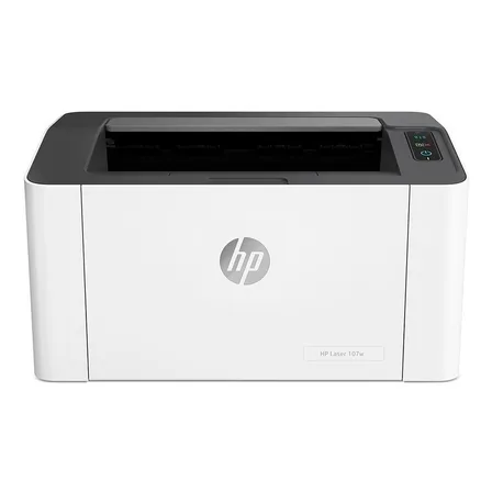 Impressora Função Única Monocromática Hp Laser 107w Cinza/preto 220v