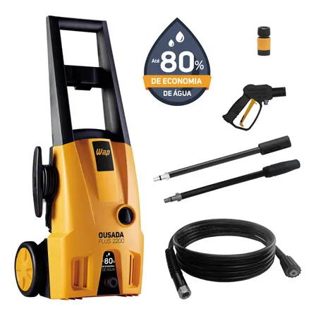 Lavadora De Alta Pressão Wap Ousada Plus 2200 1500w 1750 Psi Amarelo/preto 220v 60