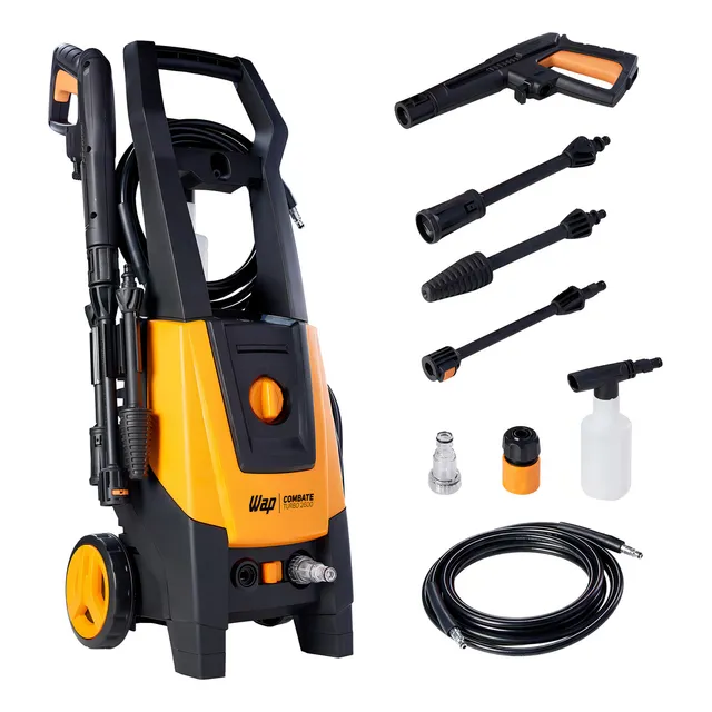 Lavadora de Alta Pressão Wap Combate Turbo 2600 Motor de Indução 1700W