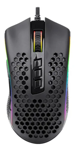 Mouse Gamer Redragon Storm Preto Rgb M808-rgb