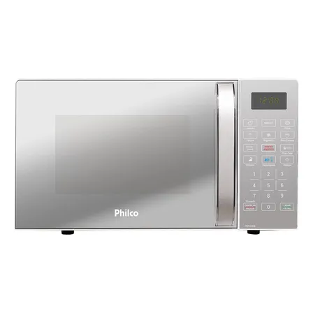 Micro-ondas Philco Pmo23eb Limpa Fácil 20 Litros Potência De 1100w Cor Branco
