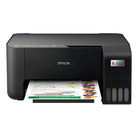 Impressora Multifuncional Cor Epson Ecotank L3250 Preto 127v