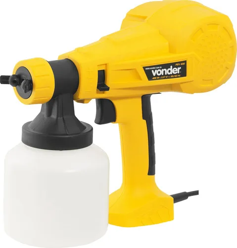 Pistola De Pintura Elétrica Pev400 800ml Vonder Amarelo/preto 127v