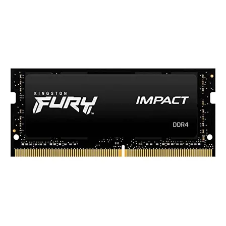 Memória RAM Para Notebook DDR4 8gb 3200Mhz CL20 Kingston Fury Impact KF432S20IB/8 Gamer Sodimm Preto