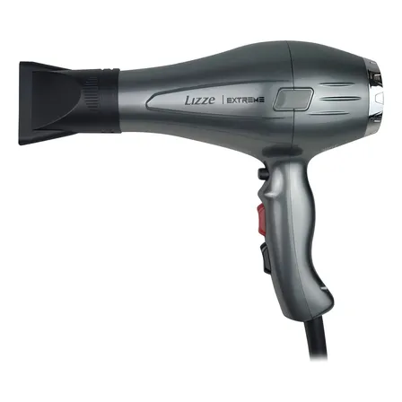 Secador De Cabelo Profissional Lizze Extreme Cinza 127v