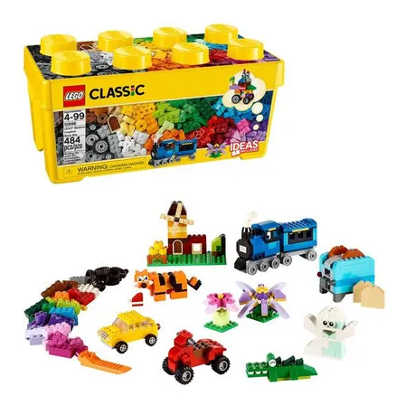 Lego® Classic Caixa Média De Peças Criativas; 484 Peças Em 35 Cores