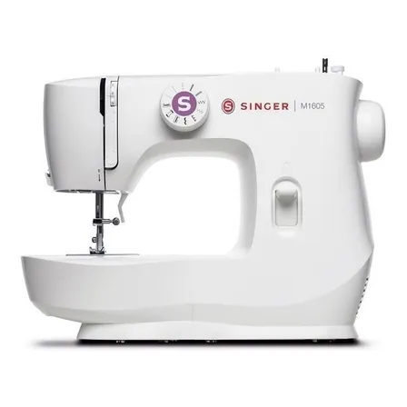 Máquina De Costura Singer Doméstica M1605 Portátil - Branco 127v