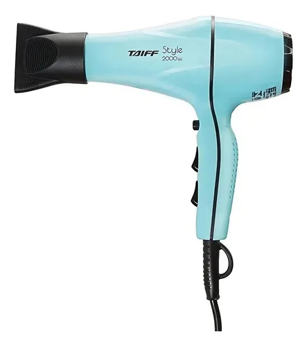 Secador de Cabelo Taiff Style Profissional Azul 2000W Iônico Silencioso