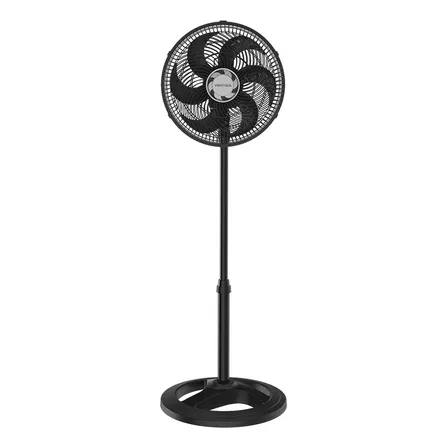 Ventilador De Coluna Turbo 6 30cm Preto Ventisol 30 Cm 60 Hz 220v Plástico