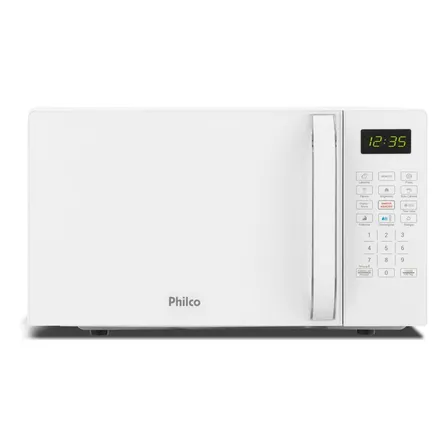 Micro-ondas Philco 20l Branco Pintura Limpa Fácil Pmo23b 127v