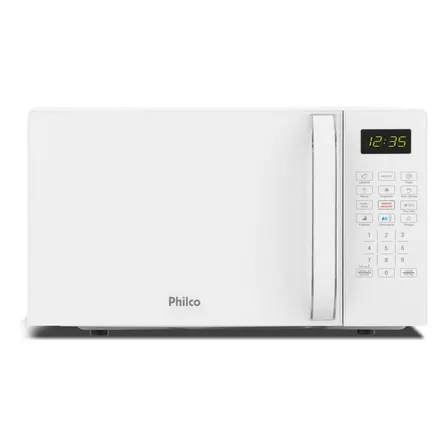 Micro-ondas Philco 20l Branco Pintura Limpa Fácil Pmo23b 220v