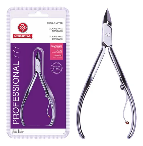 Alicate Cutícula Mundial 777 Profissional Aço Inox
