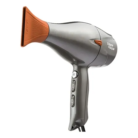 Secador De Cabelos Taiff Vulcan Diamante Íon Cerâmica 2500w Laranja E Grafite