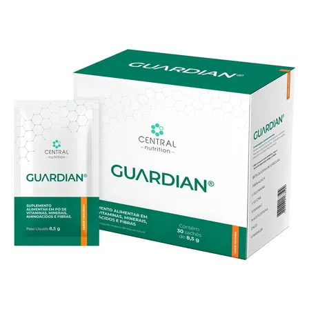 GUARDIAN® 8,5g 30 Sachês em pó Central Nutrition Sabor Tangerina