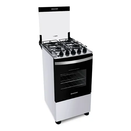Fogão 4 Bocas Acendimento Automático Clean Bfo4nbb Brastemp Cor Branco
