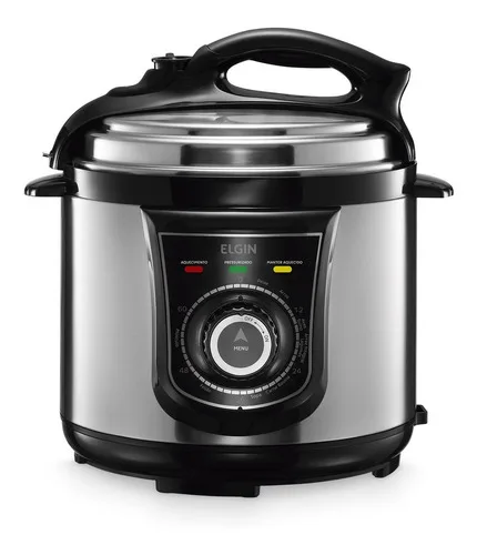 Panela Pressão Elétrica Elgin 42PPR 4 Litros 840w Aço Inox