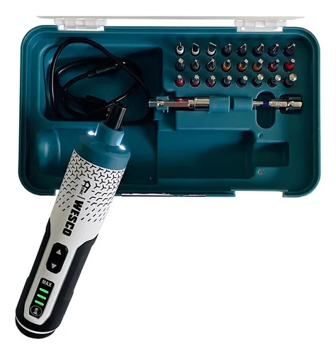 Parafusadeira A Bateria 3,6v C/ Estojo E 24 Acessórios Wesco - WS2001