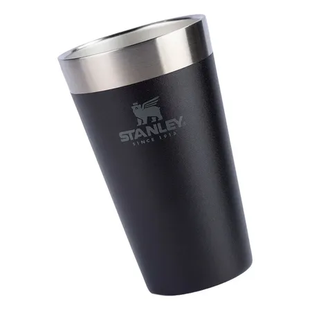 Copo Térmico de Cerveja Stanley Matte Black Preto | 473ML