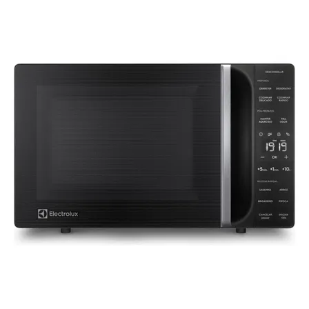Micro-ondas Electrolux 23L Preto Efficient com Descongelamento Assistido (ME23P) - 110V