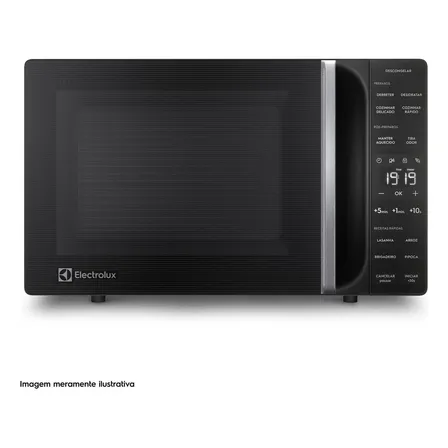 Micro-ondas Electrolux 23l Preto Efficient Com Descongelamento Assistido (me23p 220v
