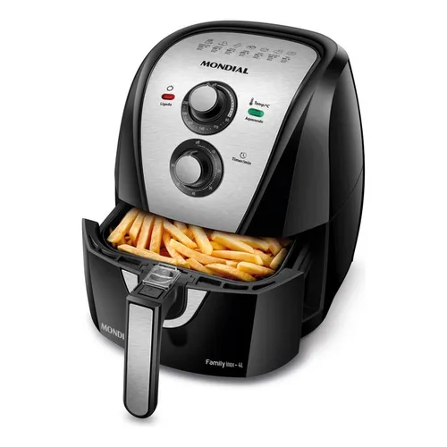 Fritadeira Sem Óleo Air Fryer 4L Mondial 1500W - AFN-40-BI