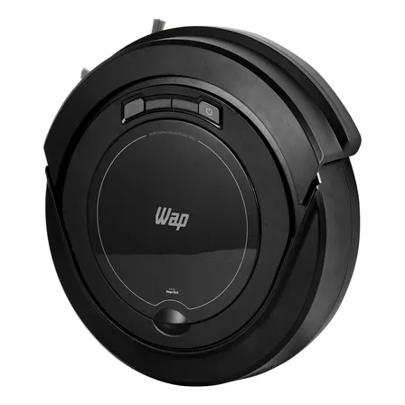 Robô Aspirador Robot W90 Varre Aspira E Passa Pano 30w Wap Cor Preto 127/220v