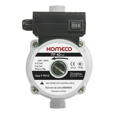 Pressurizador De Água Komeco Tp40 G4 120w