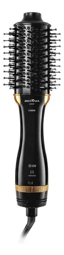 Escova Secadora Britânia Nanocerâmica 1300w Infrared Bes24p Bivolt 127/220v