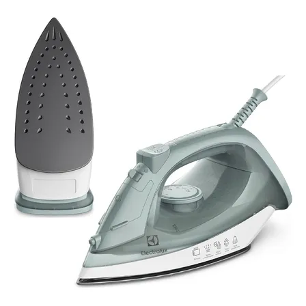 Ferro de Passar Seco e Vapor Electrolux Efficient Base antiaderente Vapor Vertical Extra 1200W de Potência Cabo 1,35m ESI11