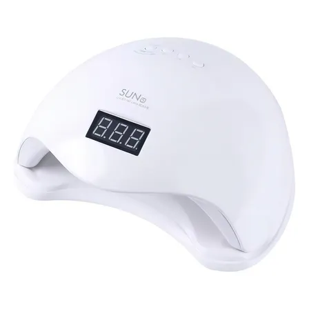 Cabine Seca Esmalte Sun5 Maquina Unha Gel Bivolt Alongamento Cor Branca
