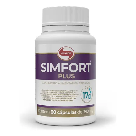Simfort Plus 60 Cápsulas Vitafor Sem Sabor