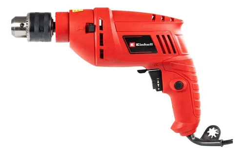 Furadeira De Impacto Einhell Th-id 600e 600w Mandril 13mm Vermelho 220v 60