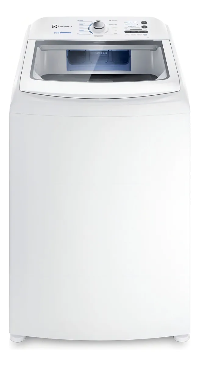 Máquina De Lavar Electrolux 15kg Branca Essential Care Com Cesto Inox E Jet&clean Led15 220v Branco
