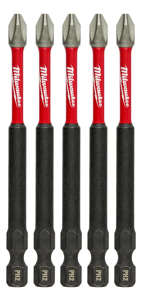 Bits De Alto Impacto Ph2 89mm - 5 Peças