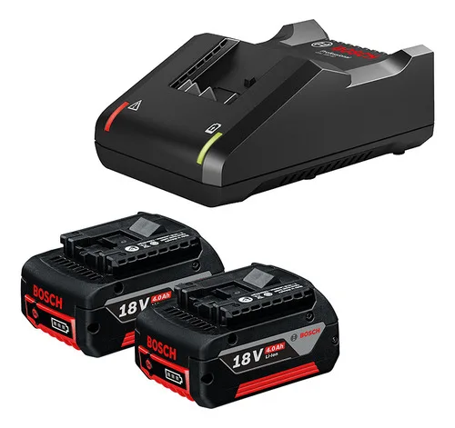 Kit 18v Bosch 2 Gba 18v 4.0ah E Carrega Gal 18v20 1600a019cj