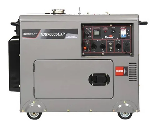 Gerador A Diesel Cabinado 6kva Toyama Tdg7000sexp Bivolt
