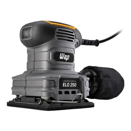 Lixadeira Orbital Wap Elo 250 1/4 Velocidade 14000 Opm 250w 127v Cinza 60 Hz