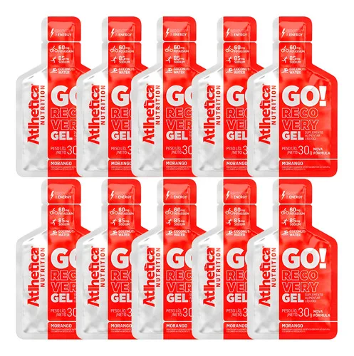 Go! Recovery Gel Repositor - 10 Sachês - Atlhetica Nutrition