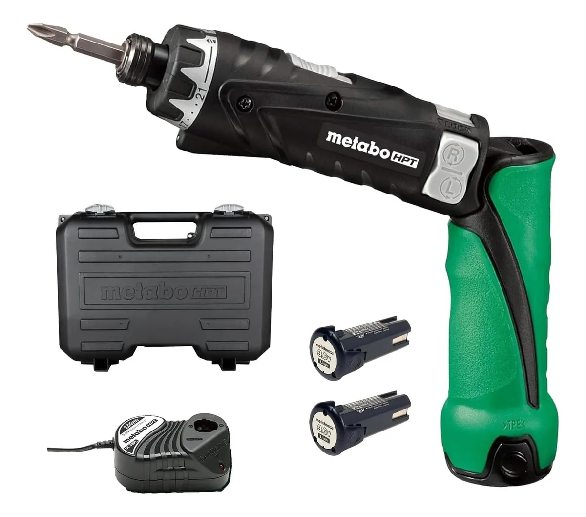 Conjunto De Chave De Fenda Sem Fio Metabo Hpt, 3,6v, Chave D