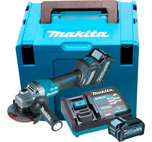 Kit Esmerilhadeira Angular 115mm Makita Ga028gm201-220v