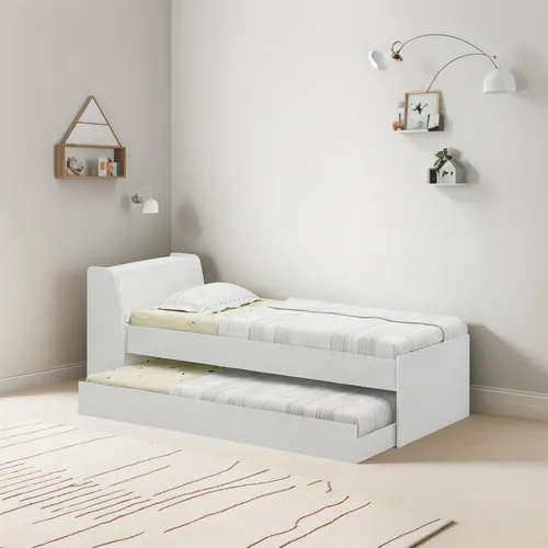 Cama Solteiro Bicama Ditália Bb-28 Branco