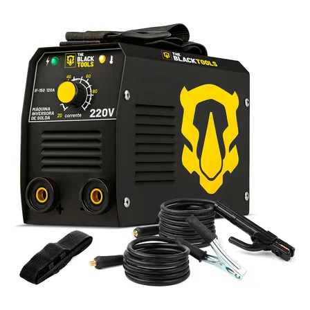 Máquina Solda Inversora Mma The Black Tools Preto 50/60hz Voltagem 220v